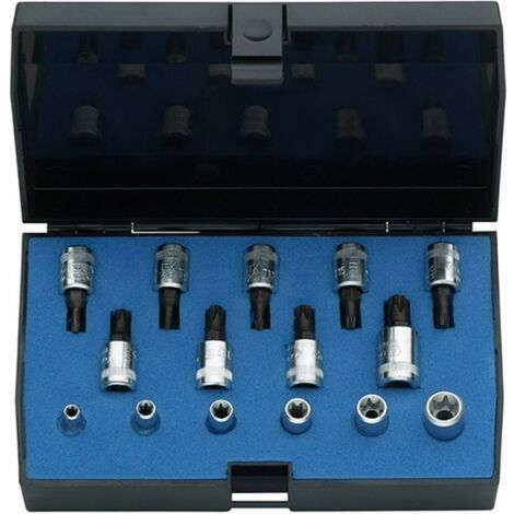 GEDORE 1815628 - Jeu de tournevis 1/4" 15 pcs TORX , ITX 20 TX-015 (1/5)