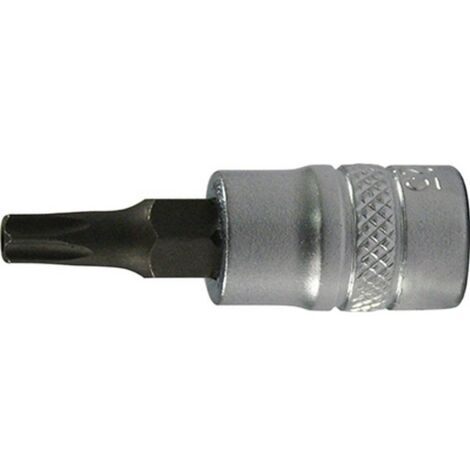 Embout pour tournevis 1/4'' pour vis femelle TORX®, Dimensions : T 25, Long. 36 mm, Pour vis M4,5-M5 (1/2)