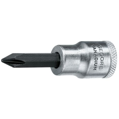GEDORE 6666610 - Tournevis à embout femelle 3/8" à empreinte cruciforme PH 1 , IKS 30 1 (1/3)