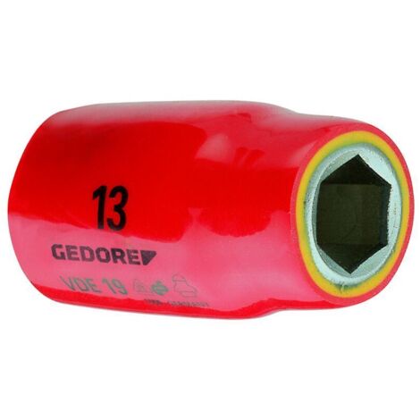 GEDORE 6122780 - VDE Clé à douille insert 1/2 , VDE 19 11 (1/5)