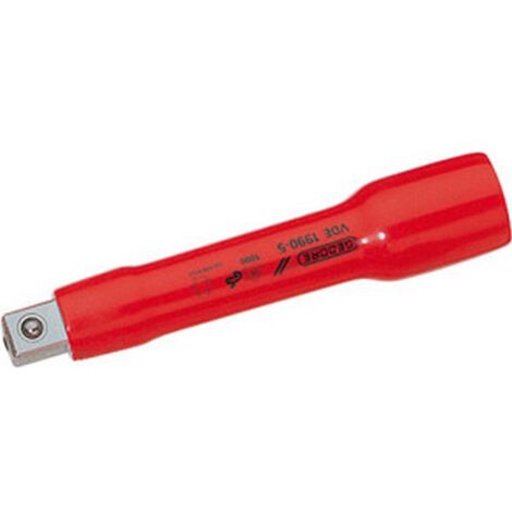 GEDORE 6124050 - Rallonge VDE 1/2" 125 mm , VDE 1990-5 (1/5)