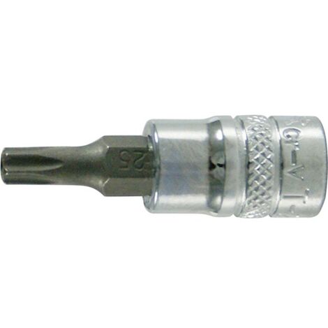 Embout pour tournevis 1/4'' pour vis TORX® femelle, poli, Taille : T 20, Long. 36 mm, Pour vis M4-M5 (1/2)