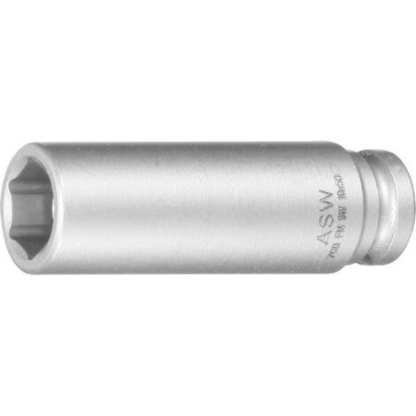 Douille à choc longue avec aimant à ressort 1/4" 13mm ASW 1 PCS (1/5)