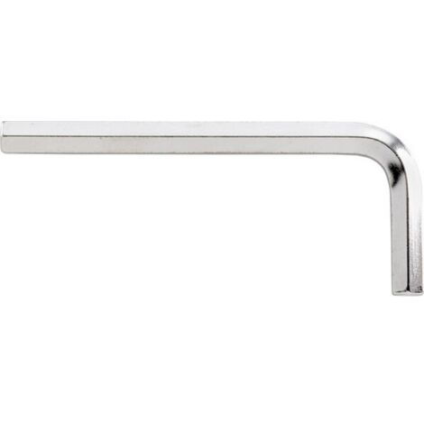 Clé mâle coudée à six pans, Cote s/plats : 1,5 mm, Long. des branches 46 x 15 mm (1/2)