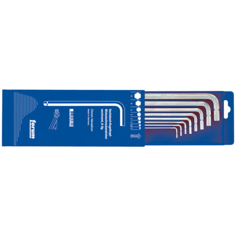 Jeu De 9 Clés Hexagonales Coudées à Têtes Sphériques 1.5 à 10 - Feu Vert