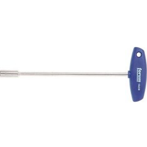 Clé à douille 6 pans avec poignée en T, Cote s/plats : 5,5 mm, Long. de la lame 125 mm, Long. totale 157 mm (1/2)
