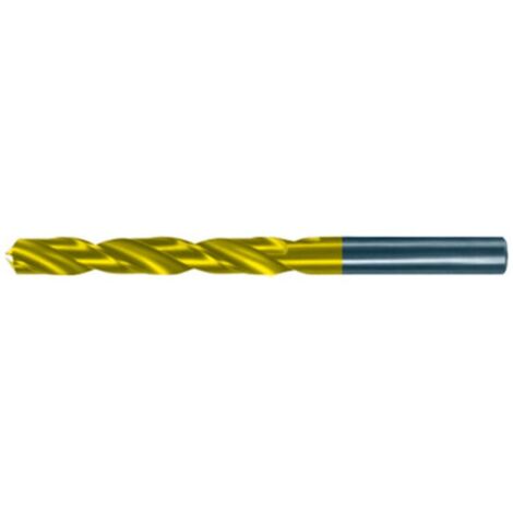 Foret hélicoïdal avec queue cylindrique, en acier à coupe rapide, type N, DIN 338, surface avec revêtement TiN, Ø h8 : 6,50 mm, Long. totale 101 mm (1/5)