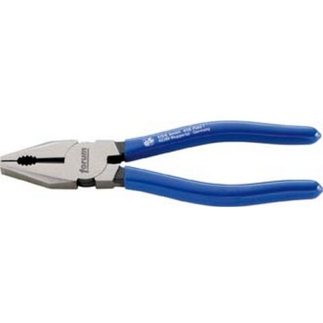 Pince universelle, tête polie, poignées à gaine en plastique, acier au chrome vanadium, Long. : 160 mm, Capacité de coupe du Ø du fil dur 2,0 mm (1/3)