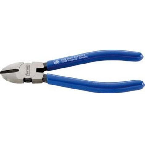 Pince coupante latérale, Acier Vanadium, tête polie, poignées à gaine en plastique, Long. : 180 mm (1/2)