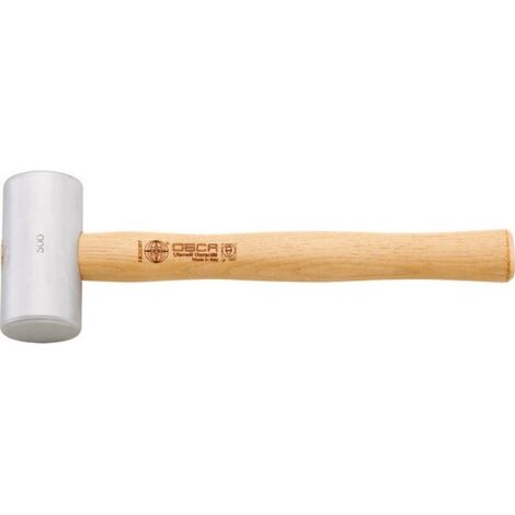 Marteau cylindrique en aluminium 500g manche en hickory