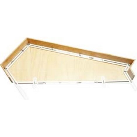 Hedue – Jeu de 13 gabarits en angle – Aluminium pour découpe précise – Accessoires inclus – Pour revêtements de sol et escaliers
