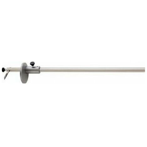 Trusquin à tracer à règle ronde, Plage de mesure : 300 mm, Ø de la règle 12 mm, Lecture 0,1 mm