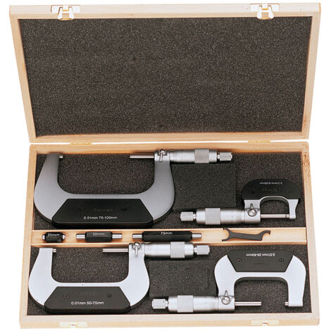 Jeu de micromtres extrieurs 0-100 mm
