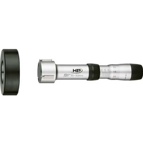 Micromètre d'intérieur à 3 points XTA, Plage de mesure : 20,0-25,0 mm, Profondeur de mesure 66 mm, Ø du tambour de mesure 27 mm, Précision : 0,003 mm (1/3)