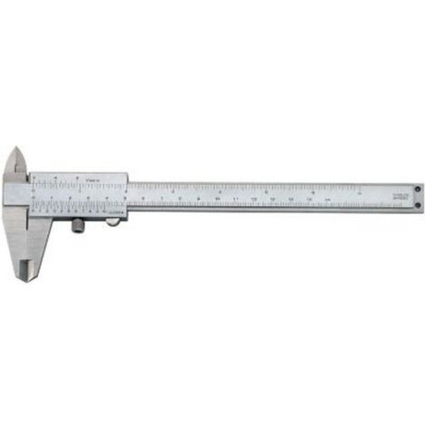 Pied à coulisse de précision sans parallaxe 150 mm vis de blocage (1/5)