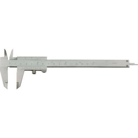 Pied à coulisse de précision sans parallaxe 150 mm guide double prisme (1/5)