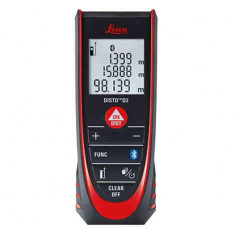 Leica Geosystems – Télémètre laser 0,05-100 m – Précision ±1,5 mm – Mémoire 10 valeurs – Protection IP54 pour chantiers humides