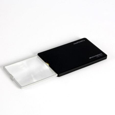 Loupe de poche éclairante easy Pocket, Grossissement : 3 fois, Dimensions 86 x 54 x 6 mm