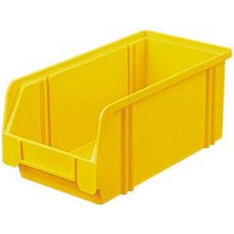 Bacs à bec, empilables, en polystyrène incassable, Taille : 3A, Dimensions 290/245 x 140 x 130 mm, Couleur bleu