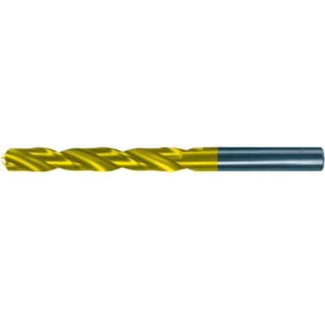 Foret hélicoïdal avec queue cylindrique, en acier à coupe rapide, type N, DIN 338, surface avec revêtement TiN, Ø h8 : 13,00 mm, Long. totale 151 mm (1/5)