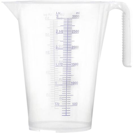 Cruche de mesure PP, transparente
