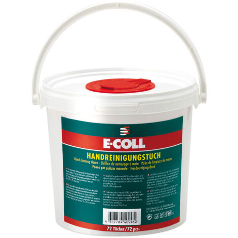 Seau distributeur avec 72 lingettes pour les mains E-COLL 1 PCS (1/2)