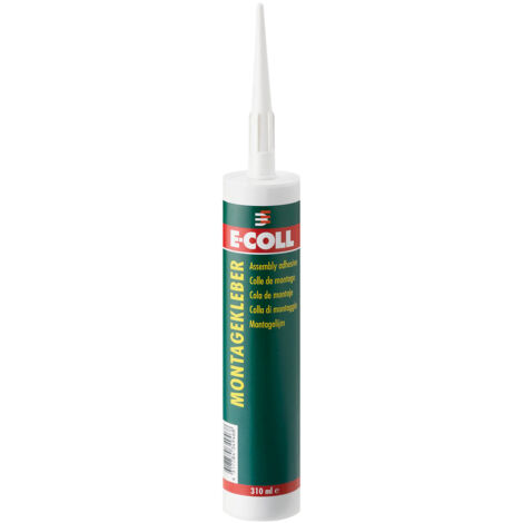 Colle de montage, Modèle : Cartouche de 310 ml, Couleur jaune (1/2)