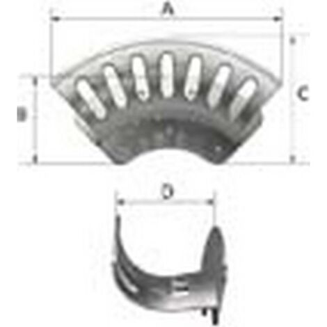 Porte-tuyau en aluminium taille "large (1/3)