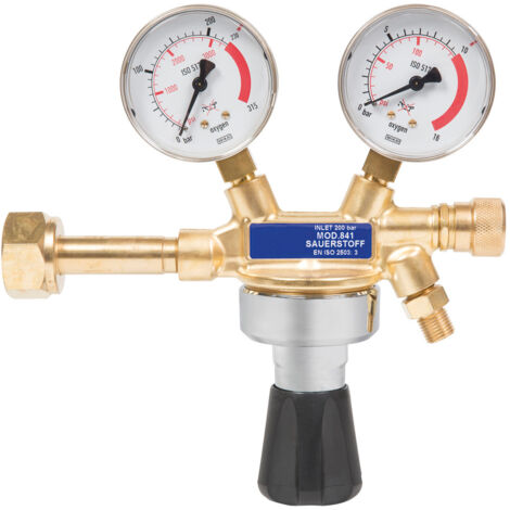 D'Š¢tendeur de pression de bouteille oxygne 0-10,0bar