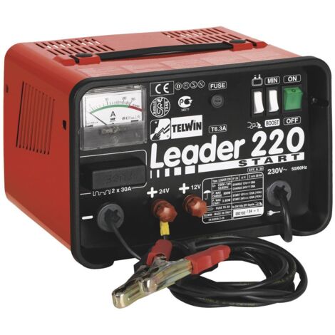 Chargeur de batterie/Starter DYNAMIC 520 START/LEADER 220 START, Type : LEADER 220 START, Tension de secteur 230 V (1/2)