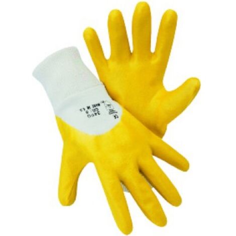 Gants mécanique maîtrise cuir jaune taille 10