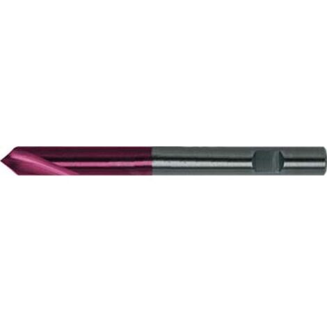 Foret à pointer CN en carbure monobloc, à queue cylindrique, 90°, surface à revêtement TiAIN, Ø h6 : 16 mm, Long. de goujure 37 mm, Long. totale 115 mm (1/5)