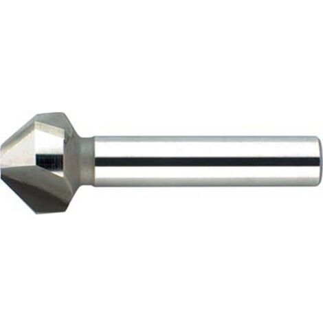 Fraise conique 90°, à chanfreiner et ébavurer, en carbure, Ø nominal : 12,4 mm, Plus petit Ø 2,8 mm, Long. totale 56 mm, queue Ø 8 mm (1/5)