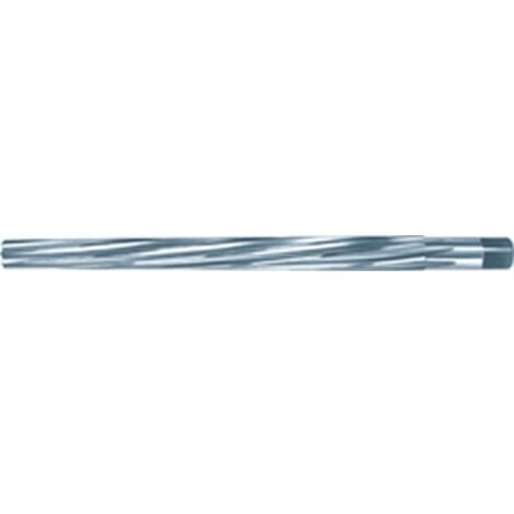Alésoir à main pour trous de goupilles coniques, Ø nominal : 6,00 mm, Petit/grand Ø 5,90/8,00 mm, Lames de 105 mm, Long. totale : 135 mm
