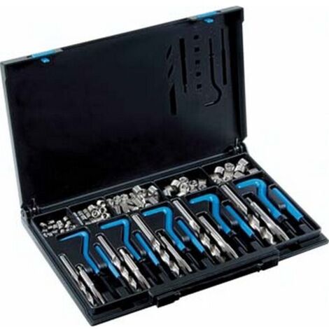 Kit de réparation des filets V-Coil, Contenu : M6 x 1,0 M8 x 1,25 M10 x 1,5, Filets rapportés 25 25 25 pièce