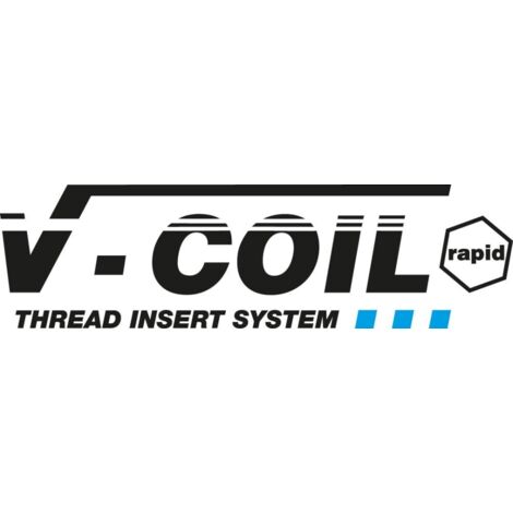 Kit de réparation des filets, V-COIL rapid, Contenu : M5-M12 (1/4)