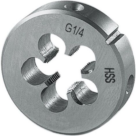Filière, BSP, Filetage : G 1/4 pouces, Filets par 19 pouces, Ø extérieur x hauteur 38 x 10 mm