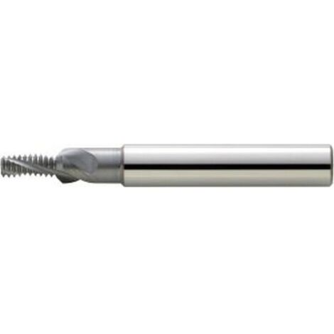 Fraise à fileter GFS en carbure monobloc, arrosage central, 1,5 x d, sans revêtement, Filetage : M4, Pas 0,70 mm, Lames de l1 7,3 mm (1/5)