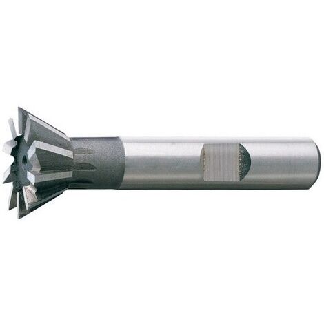 Fraise conique, forme C, 60°, Ø d1 - js16 : 28,0 mm, Long. totale l1 80 mm, Hauteur de coupe b - js 14 11,0 mm, Ø queue d2 - h6 : 16 mm, Dents : 10 (1/5)