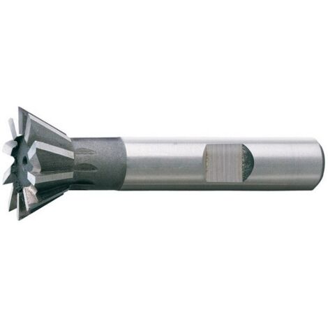 Fraise conique, forme C, 60°, Ø d1 - js16 : 32,0 mm, Long. totale l1 80 mm, Hauteur de coupe b - js 14 12,5 mm, Ø queue d2 - h6 : 16 mm, Dents : 12 (1/5)