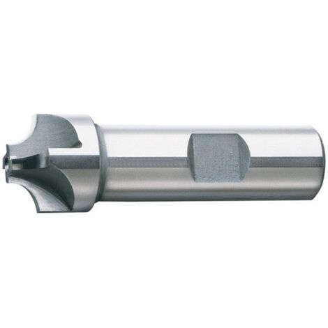 Fraise quart de cercle (fraise concave), Rayon H11 : 8,0 mm, Long. totale 71 mm, Ø maximum 24 mm, Ø minimum en % - js14 : 8 mm, Ø queue - h6 : 16 mm (1/5)