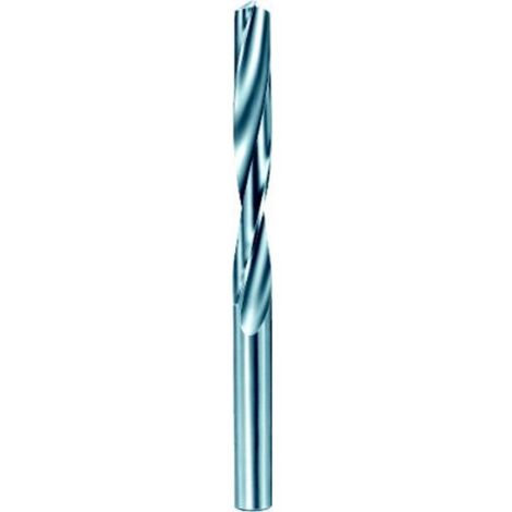 Foret hélicoïdal à queue cylindrique, en acier à coupe rapide, type H, DIN 338, surface sans revêtement, Ø h8 : 5,30 mm, Long. totale 86 mm (1/5)
