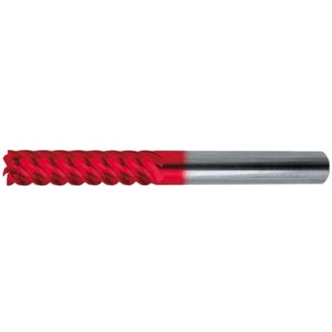 Fraise cylindrique extra longue, type NH, en carbure monobloc UF, Fire, Ø d1 - h10 : 8,0 mm, Long. totale l1 100 mm, Long. coupe l2 40 mm (1/5)