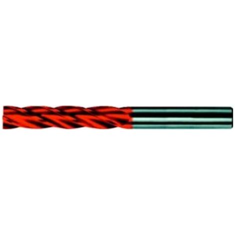 Fraise cylindrique extra longue, type N, en carbure monobloc, selon la de 30°, 4 dents, Ø d1 - h10 : 4,0 mm, Long. totale l1 75 mm, Long. coupe l2 25 mm (1/6)