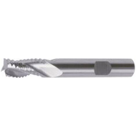 Fraise d'ébauche sans arrosage centrale, longue, en carbure monobloc, pour aluminium, Ø d1 - h10 : 16,0 mm, Long. totale l1 92 mm, Long. coupe l2 26 mm (1/5)