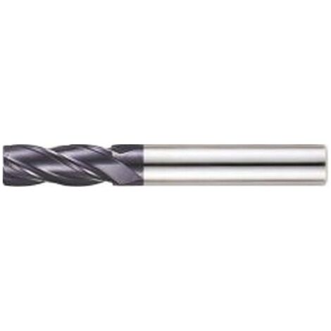 Fraise torique, 4 dents, en carbure monobloc, Ø d1 - e8 : 8,0 mm, Long. totale l1 70 mm, Long. coupe l2 25 mm, Rayon : 0,5 mm, Ø queue d2 - h6 : 8 mm (1/5)