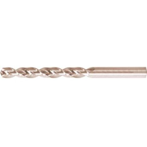 Foret hélicoïdal à queue cylindrique, en acier à coupe rapide, type W, DIN 338, surface sans revêtement, Ø h8 : 3,00 mm, Long. totale 61 mm (1/5)