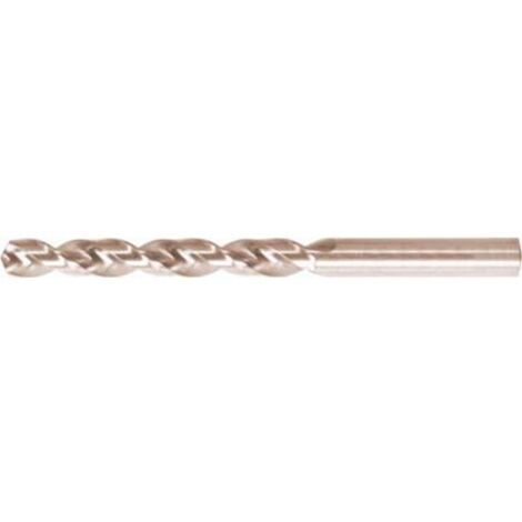 Foret hélicoïdal à queue cylindrique, en acier à coupe rapide, type W, DIN 338, surface sans revêtement, Ø h8 : 6,30 mm, Long. totale 101 mm (1/5)