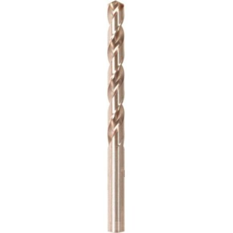Foret hélicoïdal avec queue cylindrique courte, en acier à coupe rapide à 5 % de cobalt, type Ti, DIN 338, surface sans revêtement, Ø h8 : 2,80 mm (1/5)