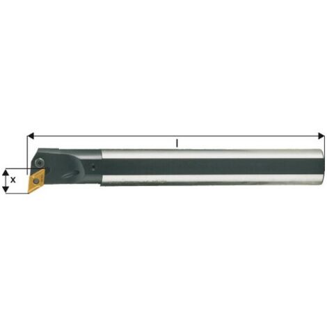 Barre d'alésage ISO 93° A..-PDUNR/L, à arrosage interne, Désignation : A32S PDUNR 15, Ø queue - dg7 32 mm, Dimensions Ø min. 40 mm (1/4)